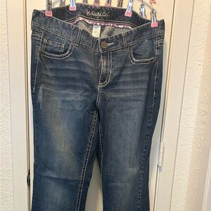 Maurices Dark Blue Boot Cut Jeans